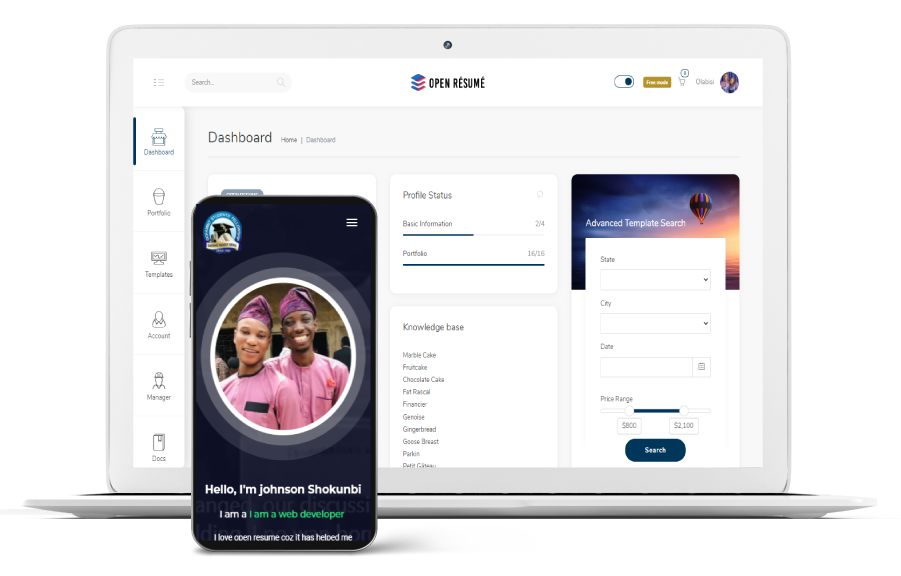 openresume hero
